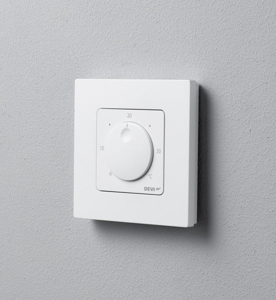 DEVI Raumthermostat DEVIwet mit Einstellrad – DEVI