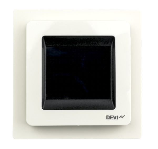 DEVI UP Uhren-Thermostat 140F1064 Devireg Touch polarweiß – DEVI