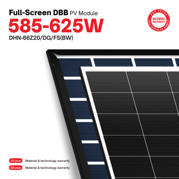 DAH Solar Co., Ltd. - Solarmodul - DHN-66Z20-DG(BW)-585~625W DHN-66Z20-DG(BW)-605 - Art. 239038