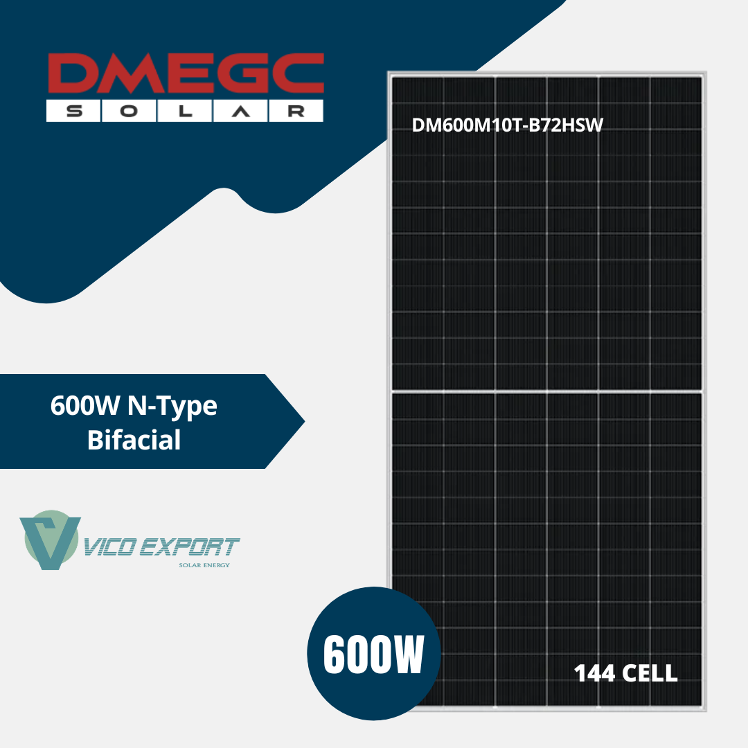 PV-Modul 600W DMEGC (DM600M10T-B72HSW) Bifazial N-Type