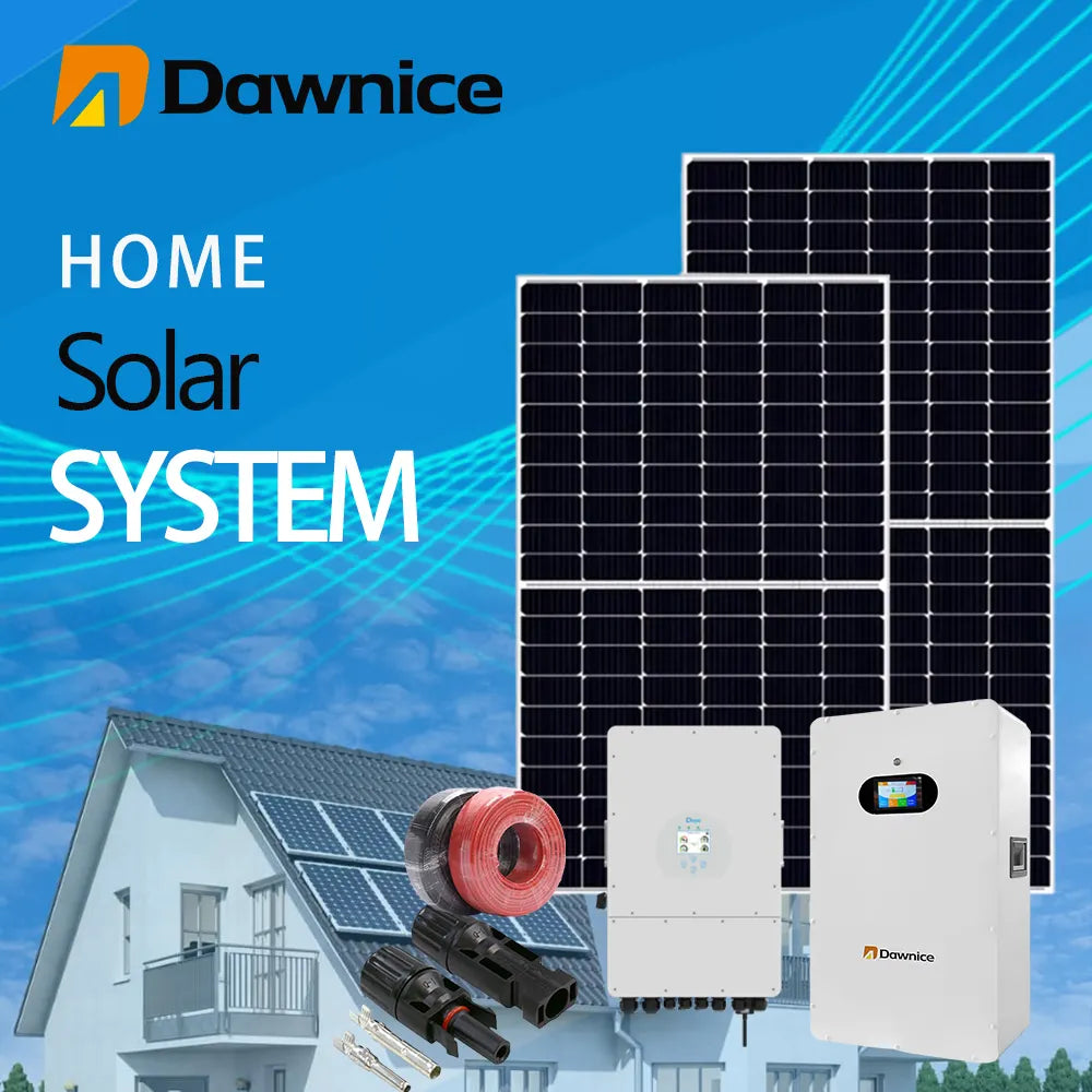 Yichun Dawnice Manufacture and Trade Co., Ltd. - Speicher - Dawnice 5kw 10kw 20kw Complete Hybrid Solar Ene... 10 15 20 kw solar system - Art. 35713