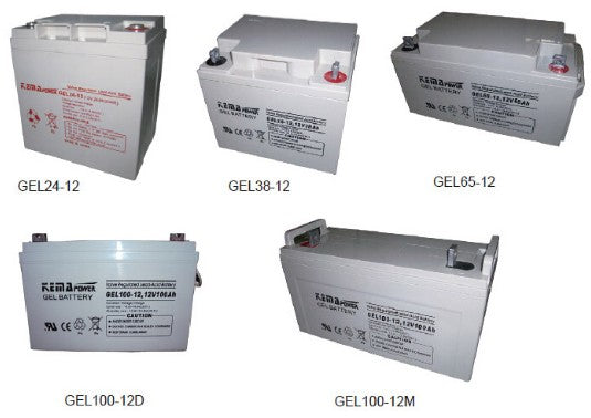 Kemapower Electronics Co., Ltd. - Speicher - Deep Cycle Solar Battery 12VDC GEL Series GEL65-12 - Art. 10595