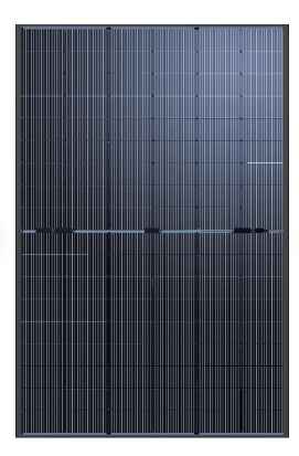 Denim Solarmodul U N3-420BTG-108H N-type TOPCon Bifacial Glas/Glas Transparent 420W Schwarzer Rahmen - 35 Jahre Garantie
