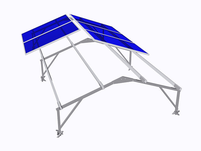 TreeSystem S.R.L - Montagesysteme - Double Pitch - 1 Module Vertical Double Pitch - 1 Module Vertical - Art. 8419