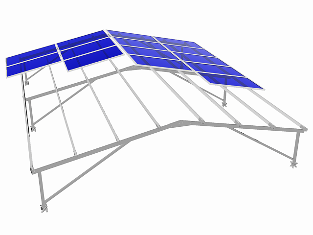 TreeSystem S.R.L - Montagesysteme - Double Pitch - 2 Modules Vertical Double Pitch - 2 Modules Vertical - Art. 8418