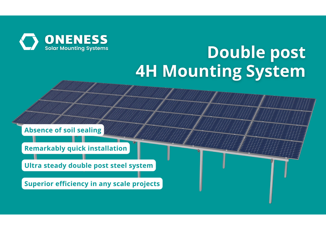 Shanghai Oneness Tech Co., Ltd. - Montagesysteme - Double Post - 4H Mounting System Double Post - 4H Mounting System - Art. 10817