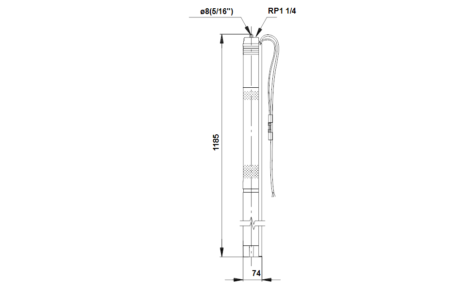 GRUNDFOS Unterwasserpumpe SQF 0.6-2 Art. 95027324