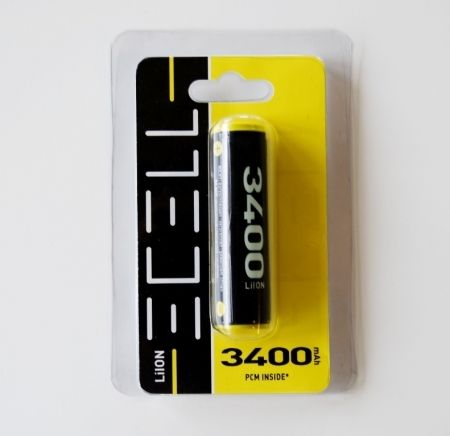 ECELL LiIon 18650-3400 mAh Akku inkl. PCB (Panasonic Inside) – Zuverlässige Energie mit hochwertiger Panasonic-Zelle