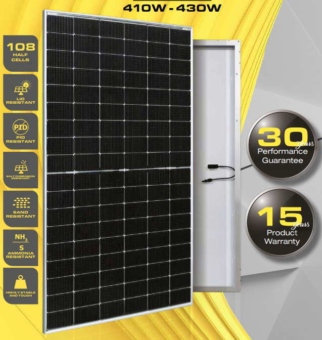 Energate Solar - Solarmodul - EG TC -108 Series 410W-430W EG-108TC 415W - Art. 240213