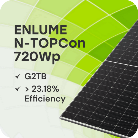 Avaada Energy Pvt. Ltd. - Solarmodul - ENLUME AVN66G12TB 700-720W AVN66G12TB 720 - Art. 237742