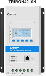 EP SOLAR TRIRON 4210N-2U – MPPT-LADEREGLER 40A 12/24V MIT DS2-LCD-DISPLAY UND UCS-SCHNITTSTELLE -Art. TRIRON4210N-2U