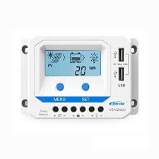 EP SOLAR VIEWSTAR VS1024AU – 10A 12-24V USB PWM LADEREGLER MIT LCD-DISPLAY -Art. VS1024AU