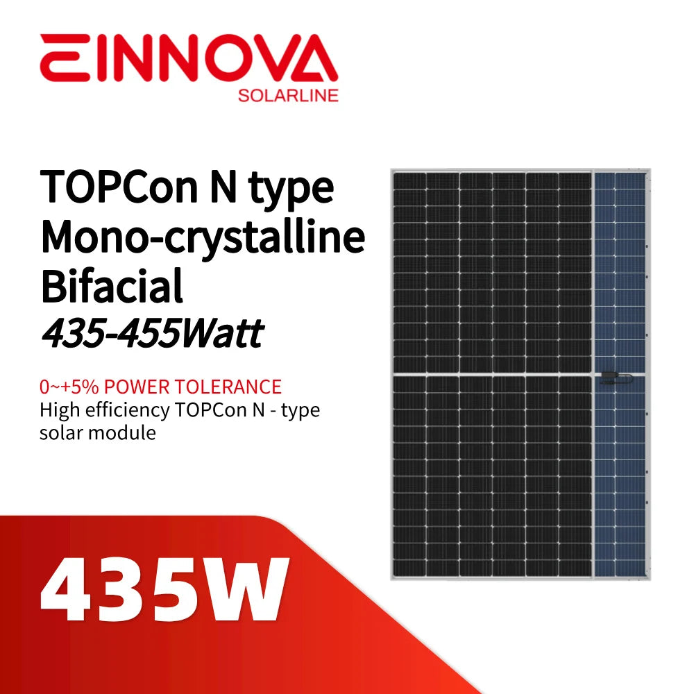 Einnova Solarline Energy Corp. Limited - Solarmodul - ESM 435-455T bifacial ESM-455T - Art. 218862