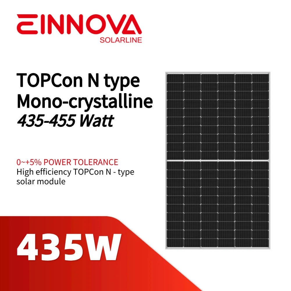Einnova Solarline Energy Corp. Limited - Solarmodul - ESM 435-455T-silver ESM-435T - Art. 217499
