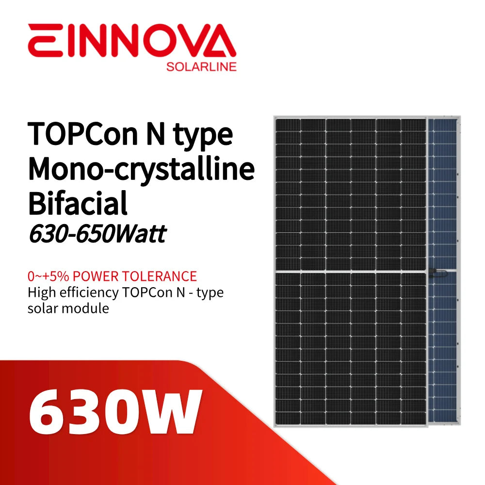 Einnova Solarline Energy Corp. Limited - Solarmodul - ESM 630-650T Bifacial ESM-650T - Art. 218872