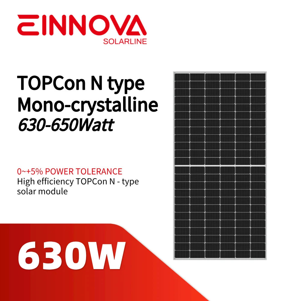 Einnova Solarline Energy Corp. Limited - Solarmodul - ESM 630-650T ESM-635T - Art. 223626