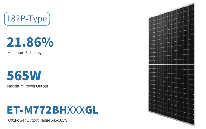 Wuxi Elite Solar Power Holding Pte. Ltd. - Solarmodul - ET-M772BH545-565GL ET-M772BH560GL - Art. 233861
