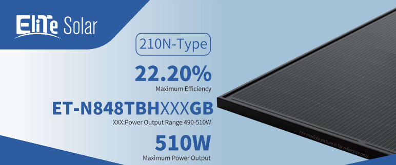 Wuxi Elite Solar Power Holding Pte. Ltd. - Solarmodul - ET-N848TBH490-510GB ET-N848TBH500GB - Art. 233890