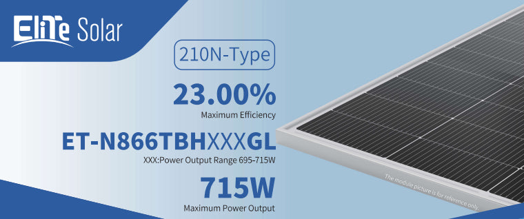 Wuxi Elite Solar Power Holding Pte. Ltd. - Solarmodul - ET-N866TBH695-715GL ET-N866TBH700GL - Art. 233869