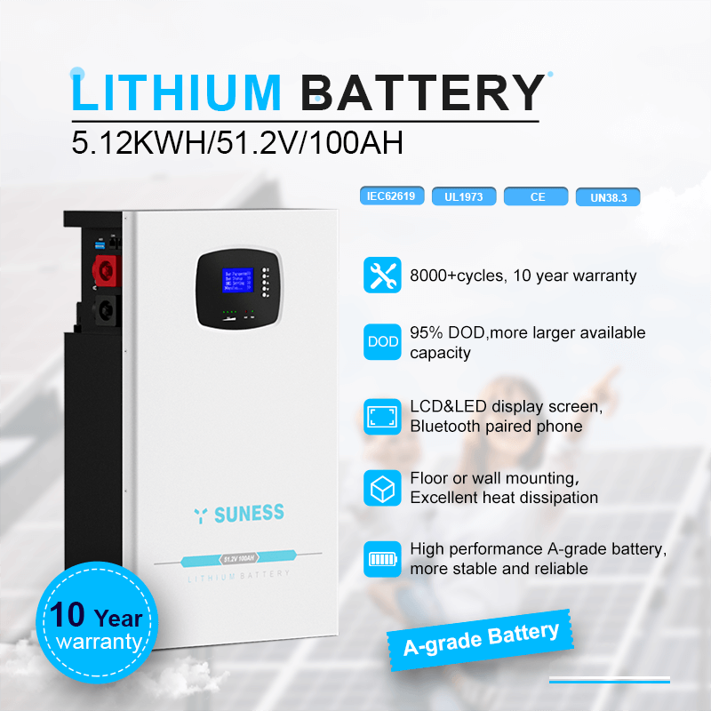 Shenzhen Youess Energy Storage Technology Co., Ltd - Speicher - EV-5.12N 48V 100Ah A+ Grade Lithium Battery EV-5,12N - Art. 32433