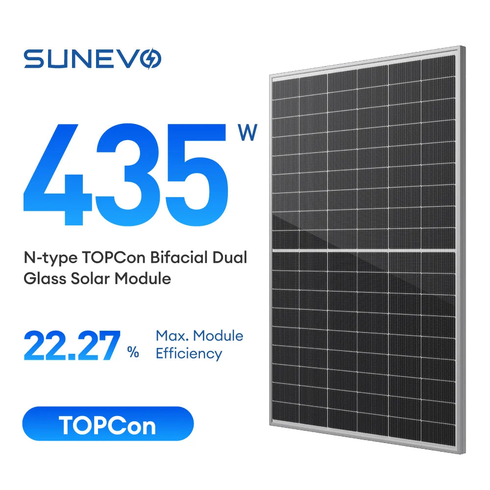 SunEvo Solar Co., Ltd. - Solarmodul - EVO5N SE5-54HBD 415-435W SE5-54HBD 425W - Art. 215032