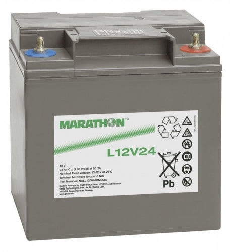 Exide Marathon L12V24 - 12-V-AGM-Bleiakku mit 24 Ah