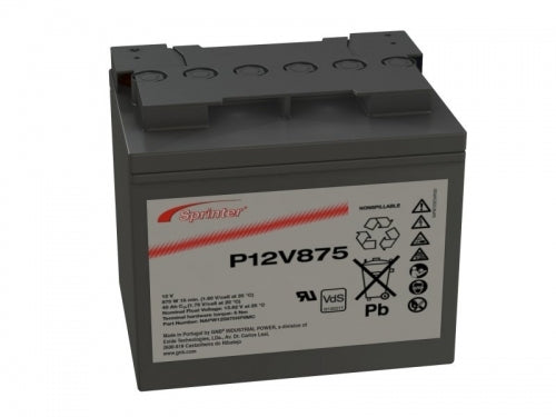 Exide Sprinter P12V875 Bleiakku mit 12V und 41Ah