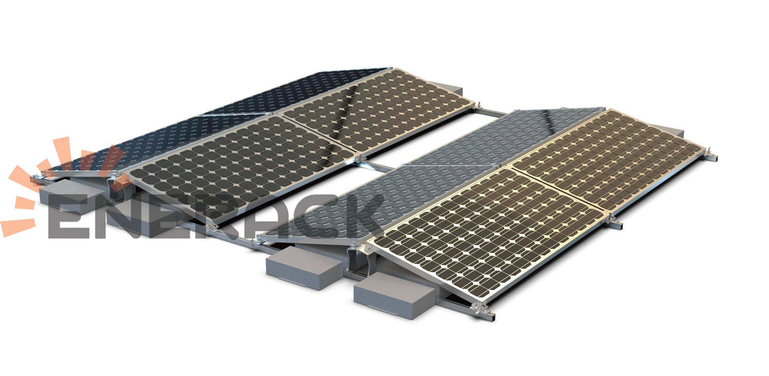 Xiamen Enerack Technology Co., Ltd. - Montagesysteme - East & West Ballasted System East&West Ballasted System - Art. 6558
