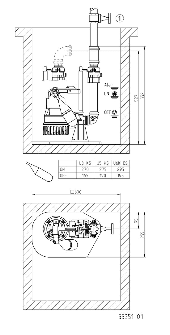 JUNG PUMPEN EASYFIX 32 SINGLE - Art. JP50308