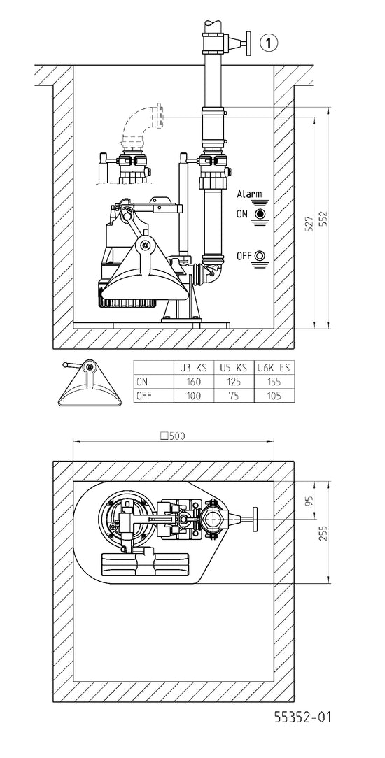 JUNG PUMPEN EASYFIX 32 SINGLE - Art. JP50308