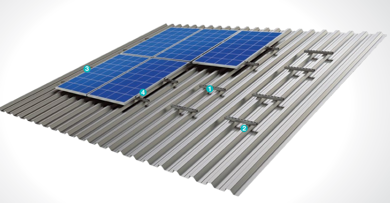 Kiraç Metal Ürünleri San. ve Tic. Ltd. Şti. - Montagesysteme - Eco Series Pitched Roof Aluminum and Stainless ... KPT28 - Art. 8880