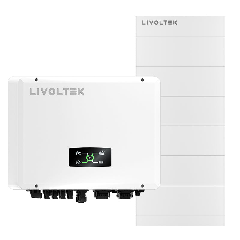 Energiespeichersystem kit Livoltek (3 Phasen, Wechselrichter-30 kW, Batterie-30.7 kWh)