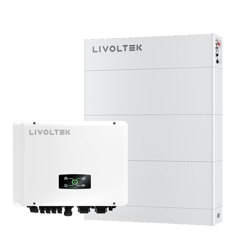 Energiespeichersystem kit Livoltek (3 Phasen, Wechselrichter-12 kW, Batterie-15.4 kWh)