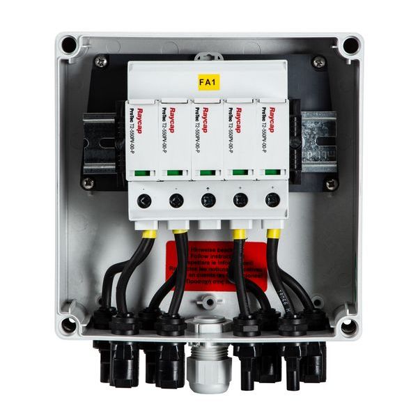 enwitec GAK-S-1000-2x2R-X-Y-PC-1.0, Generatoranschlusskasten mit DEHN PV- Überspannungsschutz, 2 MPP - 4 Strings