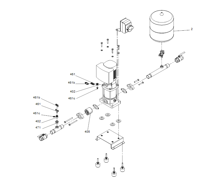 GRUNDFOS Druckerhöhungsanlage Hydro Solo-E CRIE 10-3 Art. 99432879