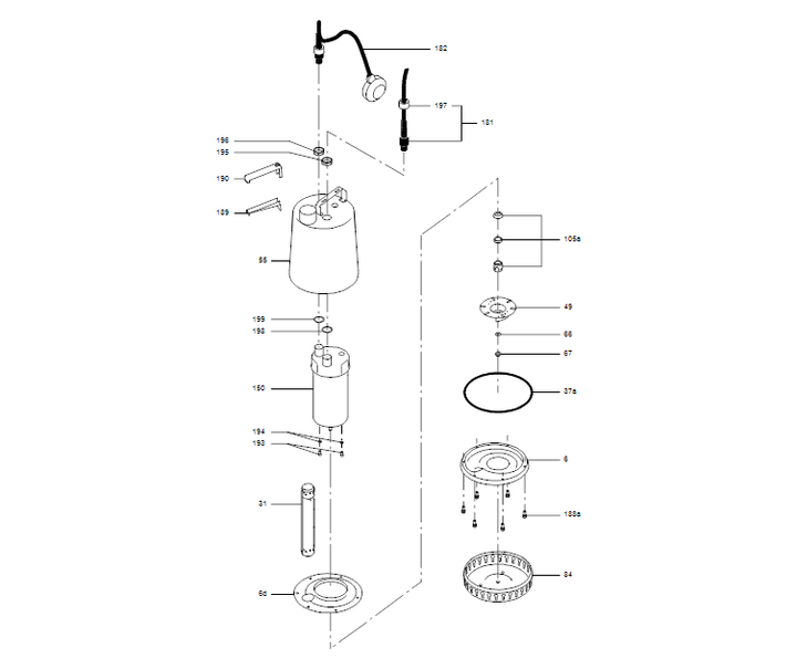 GRUNDFOS Tauchmotorpumpe UNILIFT AP12.40.04.A1 Art. 96011018
