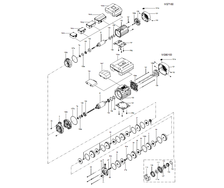 GRUNDFOS Mehrstufige Blockpumpen CM 5-2 A-R-A-V-AQQV C1-A-A-N - Art. 92889594