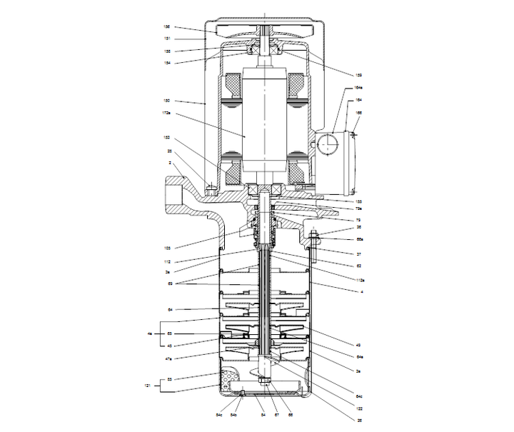 GRUNDFOS Eintauchpumpe MTH 4-8/4 A-W-A-AQQV - Art. 98993104