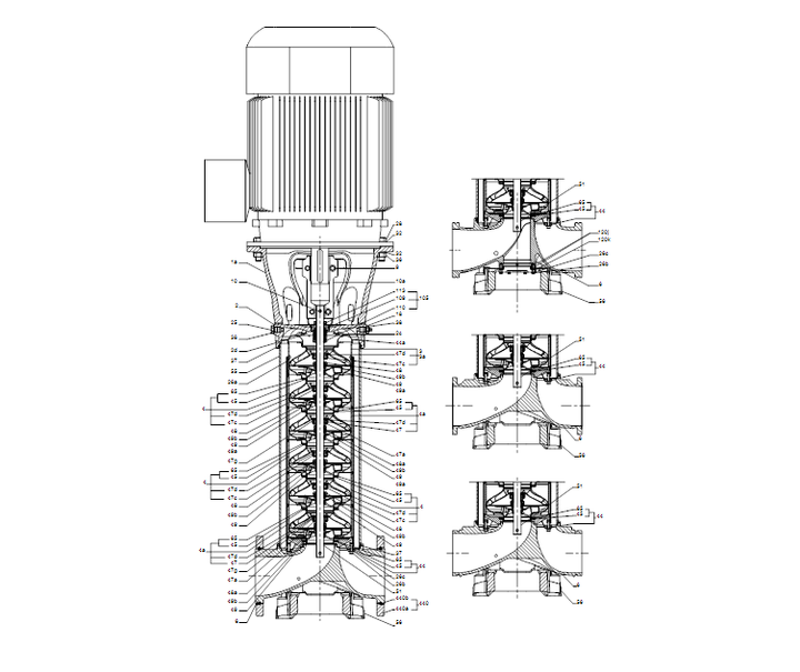GRUNDFOS Kreiselpumpe CRNE 125-1 A-F-A-V-HQQV - Art. 99264402