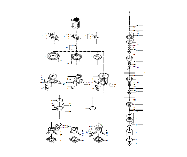 GRUNDFOS Kreiselpumpe CRN 10-21 S-P-A-E-HQQE - Art. 96512200