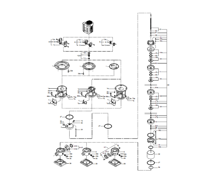 GRUNDFOS Kreiselpumpe CRN 10-21 S-P-A-E-HQQE - Art. 96512200