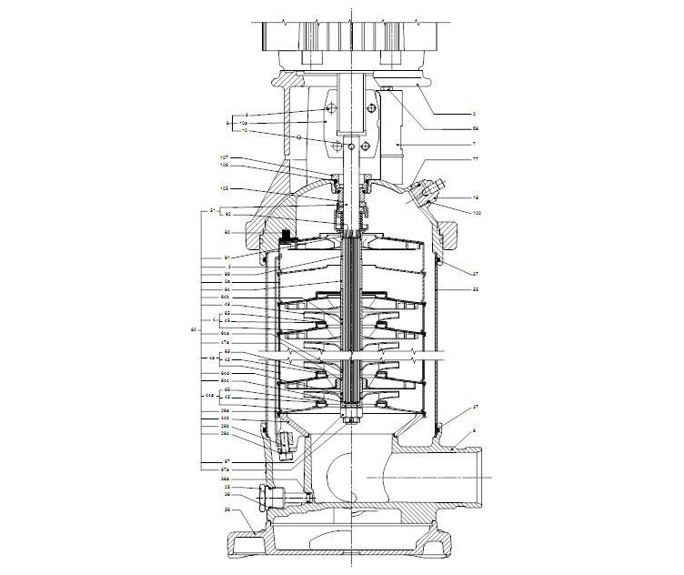 GRUNDFOS Kreiselpumpe CRT 8-2 A-P-A-E-AUUE - Art. 96108240