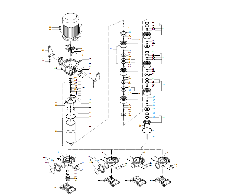 GRUNDFOS Kreiselpumpe CRNE 155-1-1 A-F-A-V-HQQV - Art. 99264412