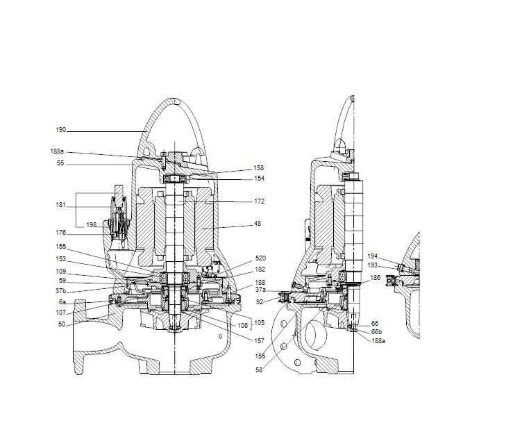 GRUNDFOS Doppelpumpenhebeanlage MDV.80.80.92.2.51D /450.SL - Art. 97577853