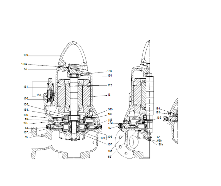 GRUNDFOS Doppelpumpenhebeanlage MDV.80.80.92.2.51D /450.SL - Art. 97577853