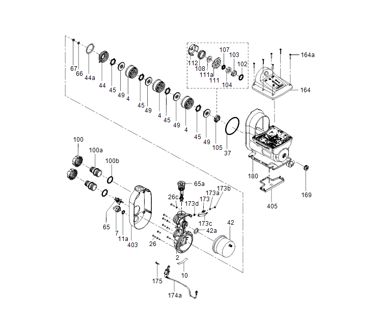 GRUNDFOS Druckerhöhungsanlage SCALA2 3-45 Art. 98562862