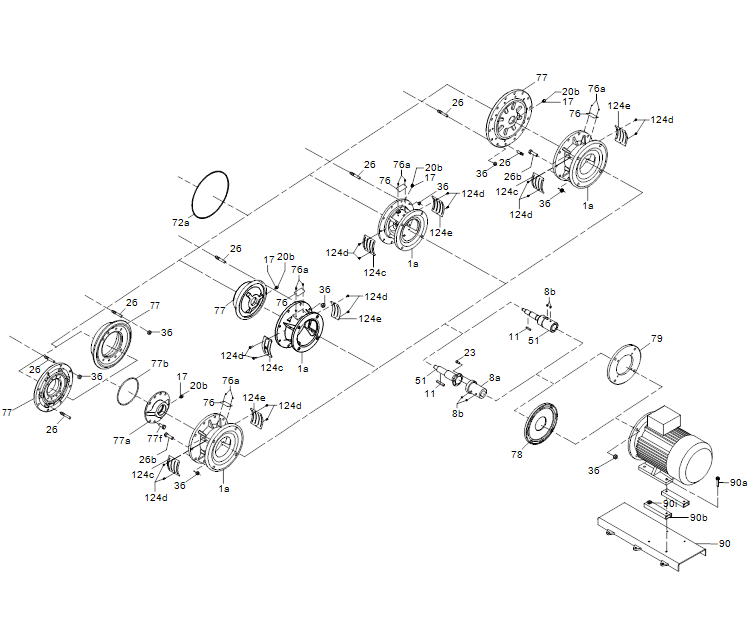 
GRUNDFOS Einstufige Blockpumpe NBGE 125-100-250/275 VBIASF2LESBQQESW1 Art.92944049
