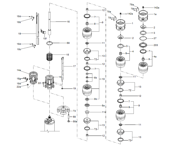 GRUNDFOS Unterwasserpumpen SPE 46-18 - Art. 99890608