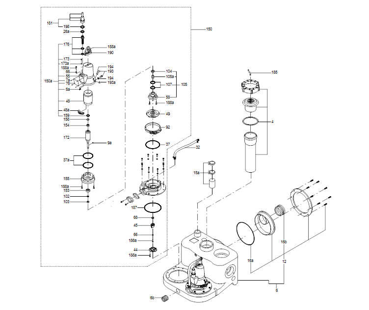 GRUNDFOS Doppelpumpenhebeanlage MDG.12.3.2 - Art. 97901139