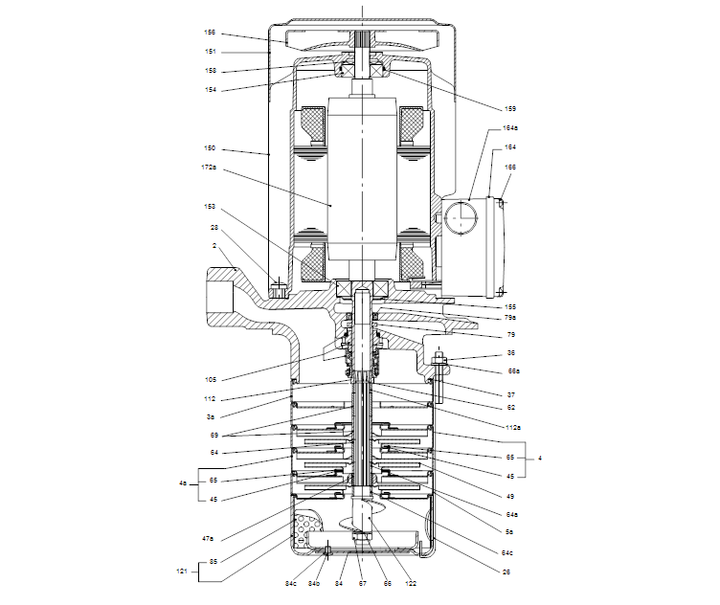 GRUNDFOS Eintauchpumpe MTH 2-3/1 A-W-A-AQQV - Art. 98992655
